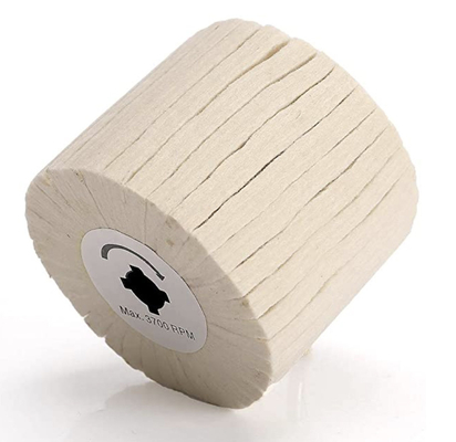 4 Inch Wool Striping Wire Drawing Finishing Polishing Wheel Abrasive Buffing Wheel Rotary Tool For Surface Polishing